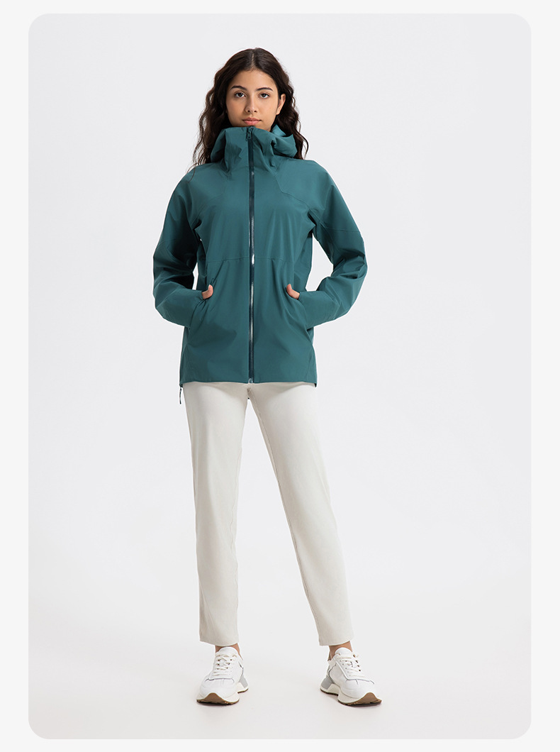 JACKETW Women Windproof and Waterproof Mountaineering Camping Commuting Leisure Sports Hooded Jacket DAW042-Jacketw