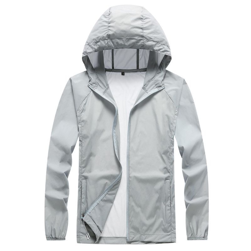 JACKETW Men's Ultra-Thin Breathable Sun Protection Clothing Jacket-ZH137