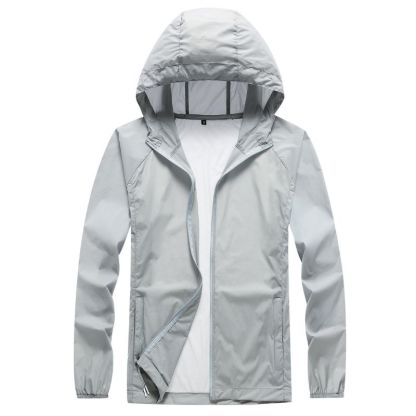 JACKETW Men's Ultra-Thin Breathable Sun Protection Clothing Jacket-ZH137