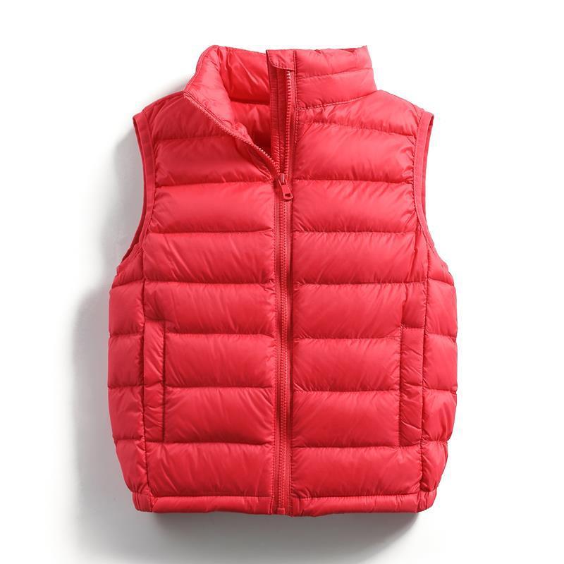 JACKETW Kid's Winter Fashion Light Down Sleeveless Jacket - CH2019101503