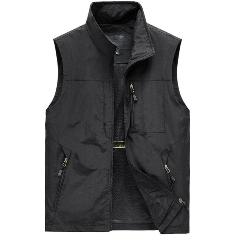 JACKETW Men's Sleeveless Vest Jacket-CAL10021