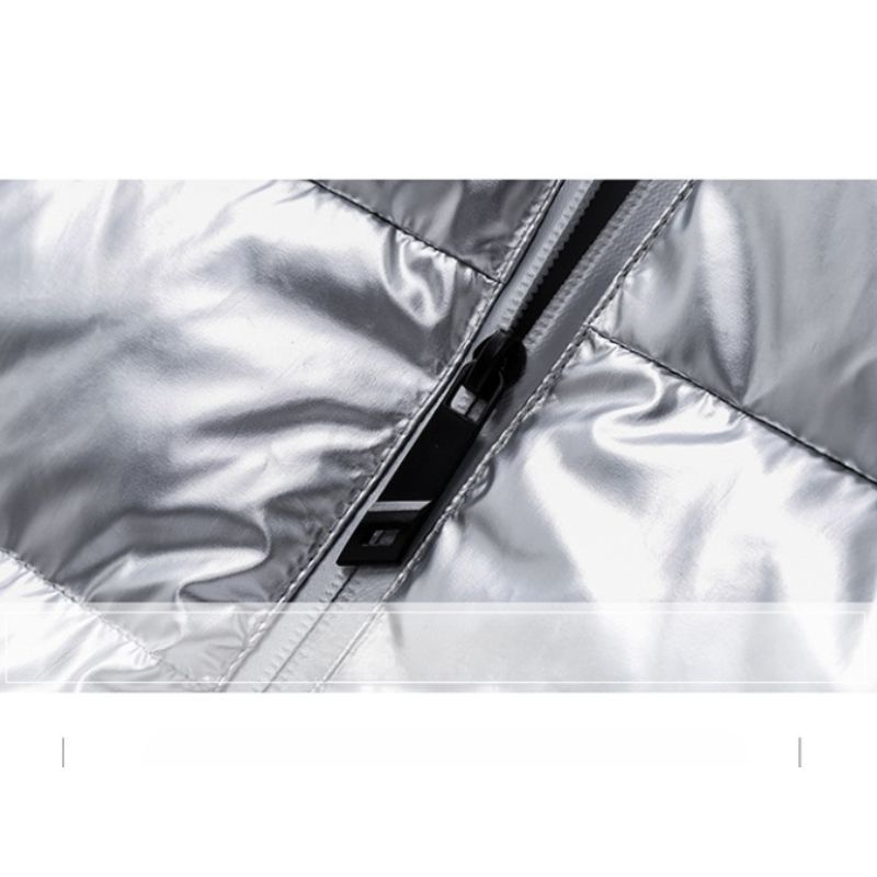 JACKETW Men's Fashion Hooded Vest Winter Casual Warm Vest Jacket -ZH121