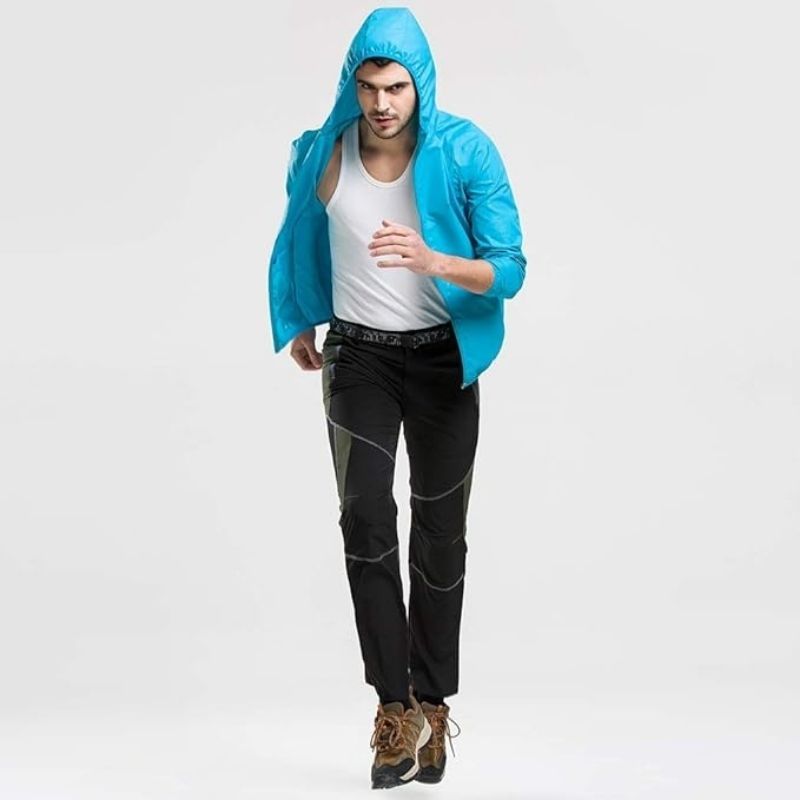 JACKETW Unisex Quick Dry UV Protect Waterproof Windbreaker Sports Jacket -ZH139 