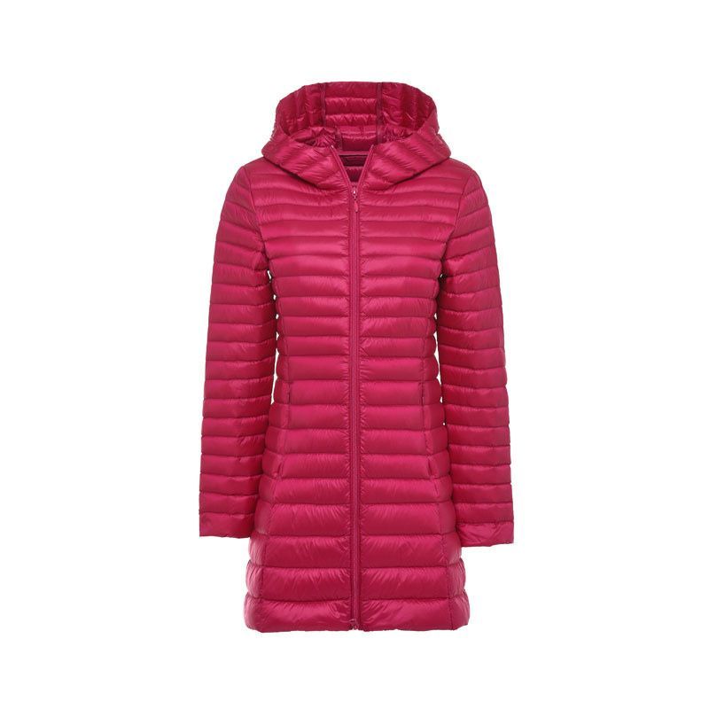 JACKETW Women's Lightweight Long Down Jacket-W-04-PL