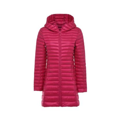JACKETW Women's Lightweight Long Down Jacket-W-04-PL