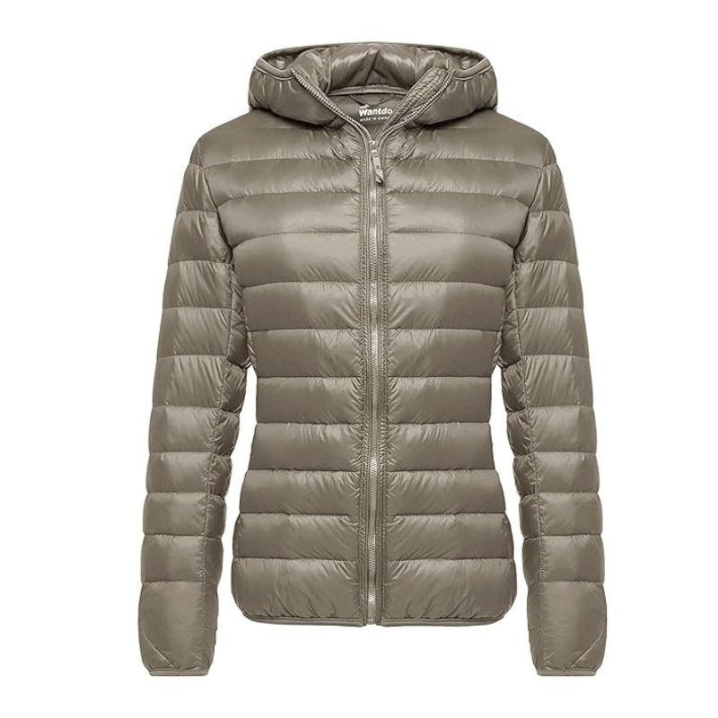 JACKETW Women's Full Zip Lightweight Winter Down Jacket-DJ19005