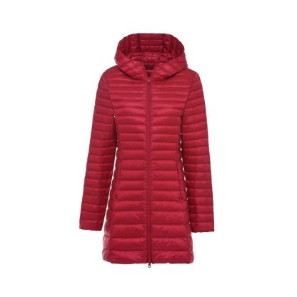 JACKETW Women's Lightweight Long Down Jacket-W-04-PL