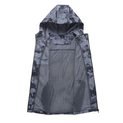 JACKETW Men's Lightweight Nylon Windbreaker Zipper Active Jacket-ZH103