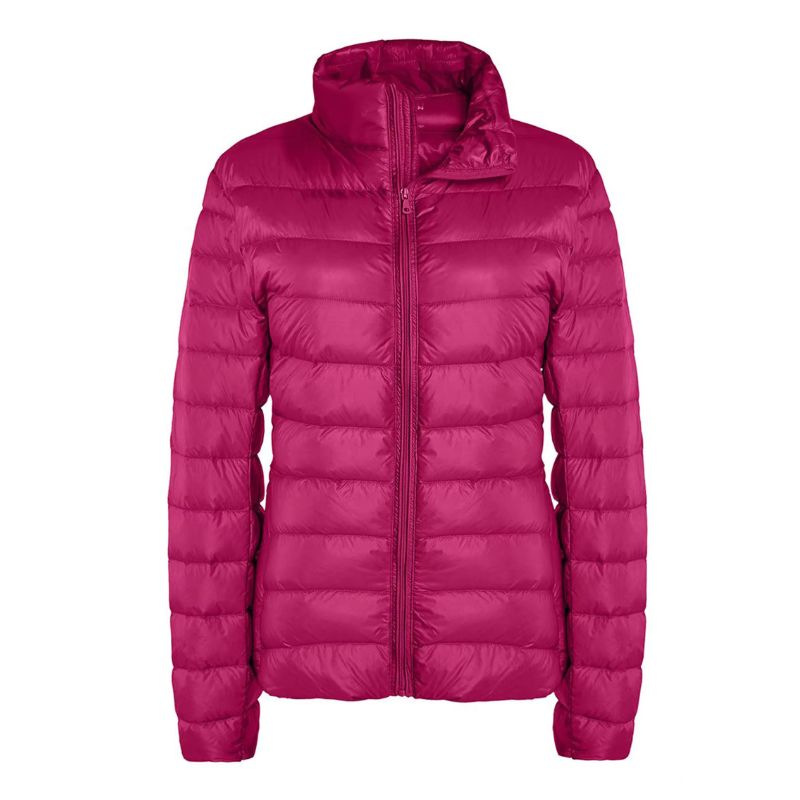 JACKETW Women Winter Puffer Jacket Portable Windproof Coat -CN-007