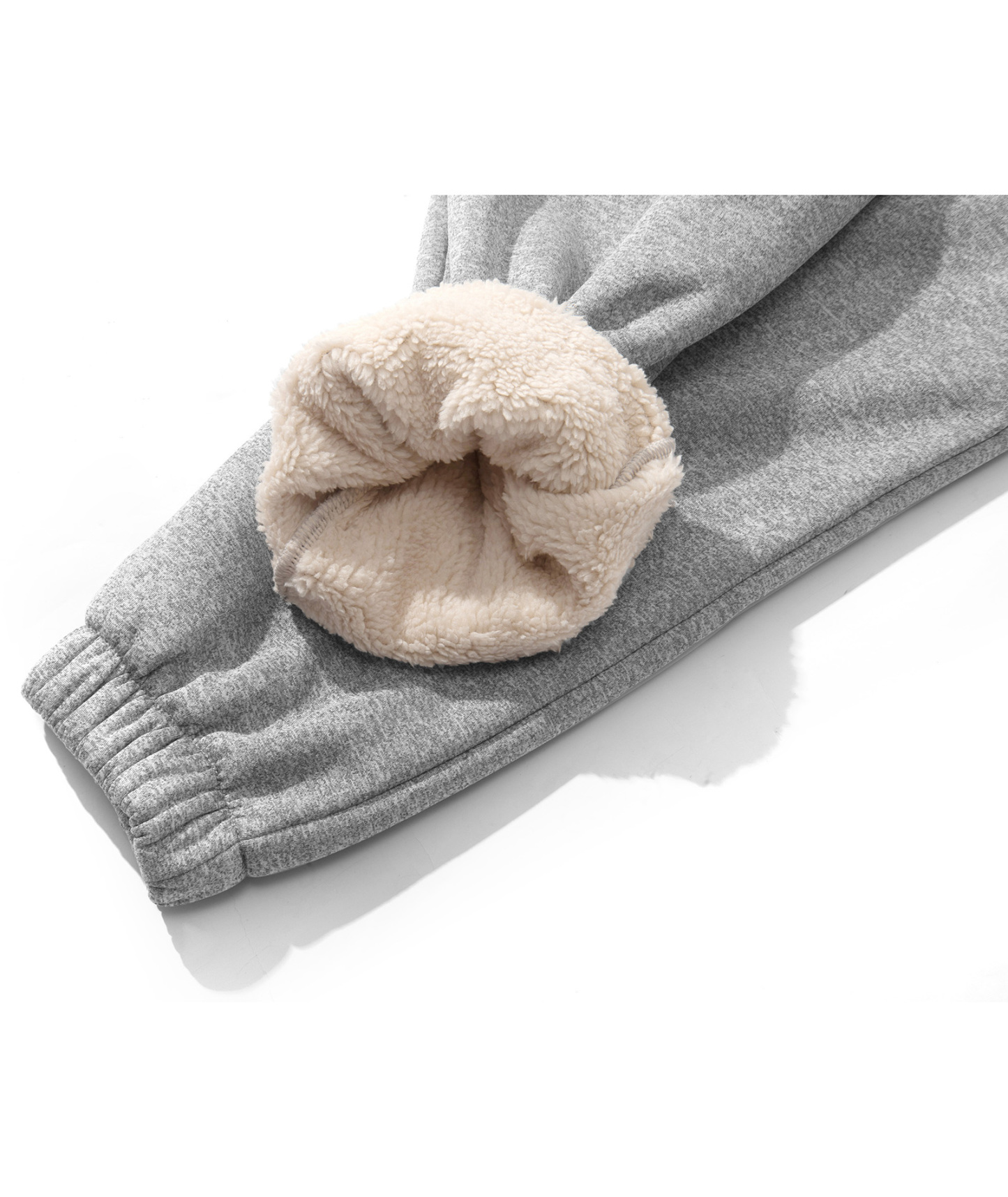 Men's Stylish Solid Color Fleece Sweatpant-CUMFS02523