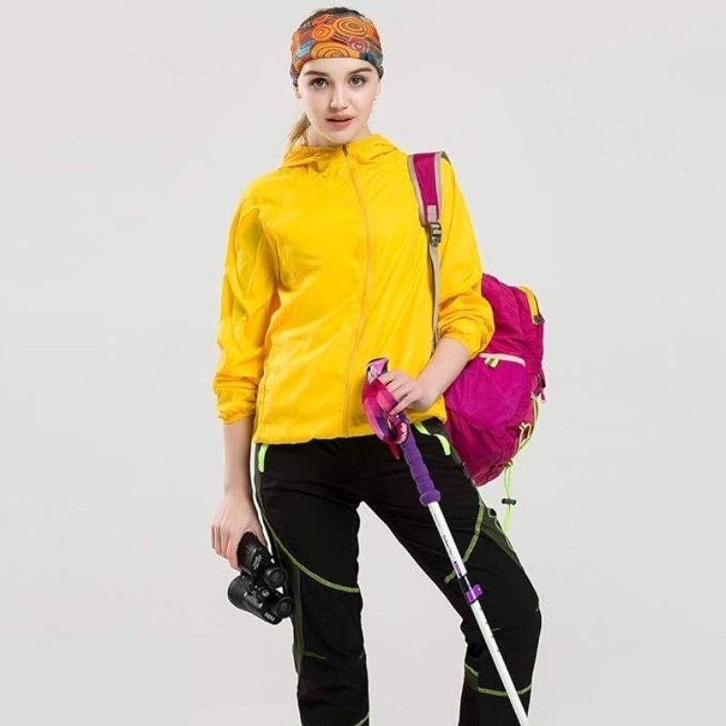 JACKETW Unisex Quick Dry UV Protect Waterproof Windbreaker Sports Jacket -ZH139 