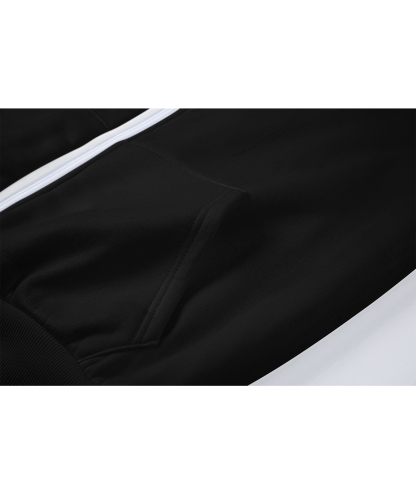 Women's Solid Color Full Zipper Fleece Hoodie-CEWFH01449