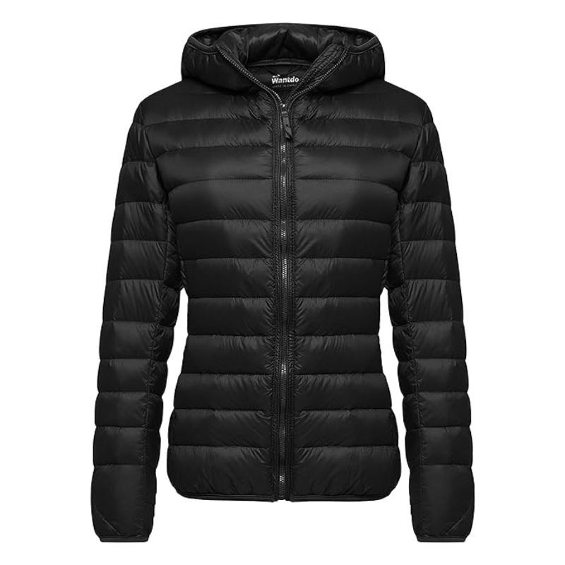 JACKETW Women's Full Zip Lightweight Winter Down Jacket-DJ19005