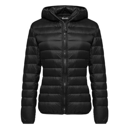 JACKETW Women's Full Zip Lightweight Winter Down Jacket-DJ19005