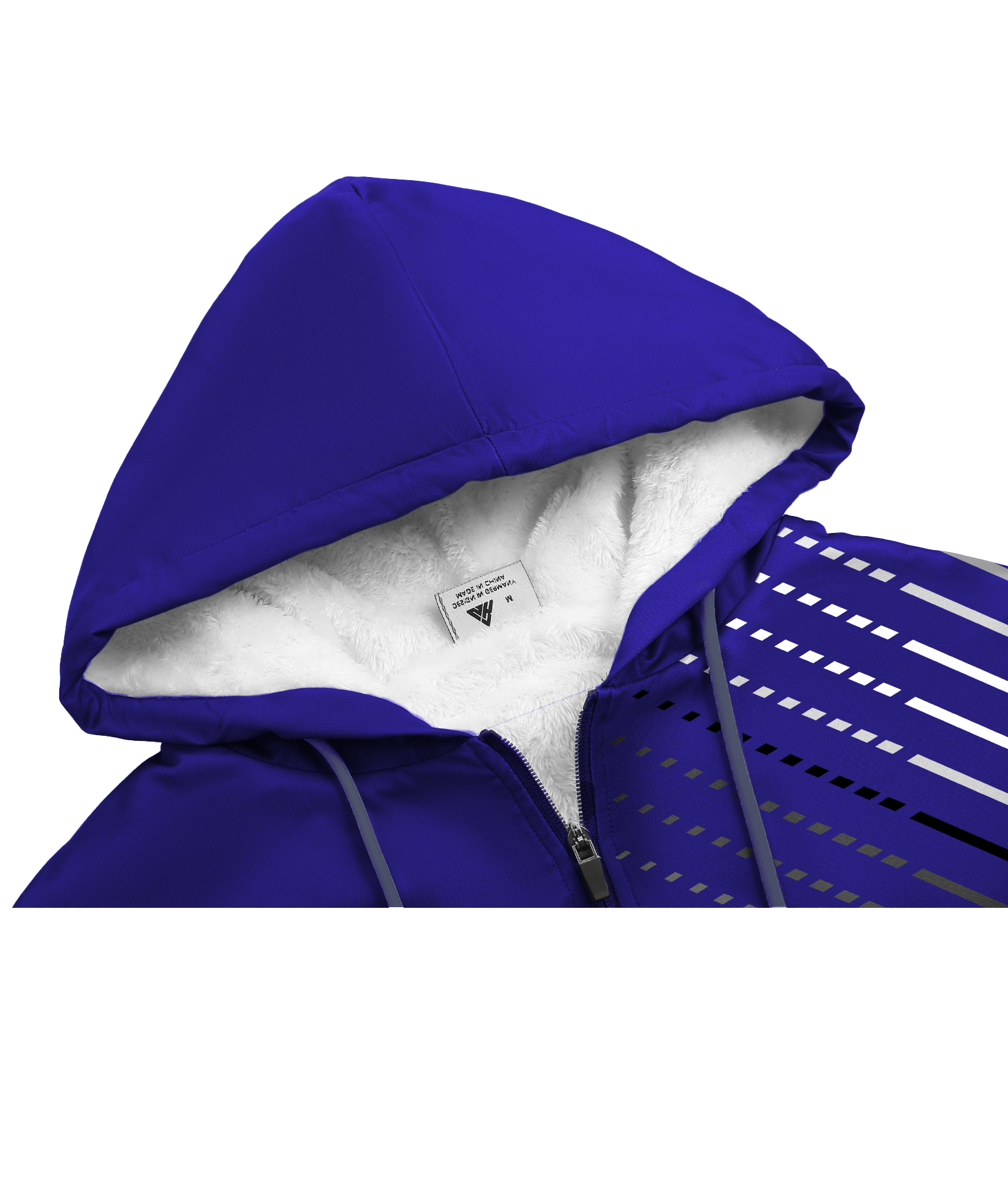 Men's Long Sleeve Printed Casual Fleece Hoodie-CFMWY00053