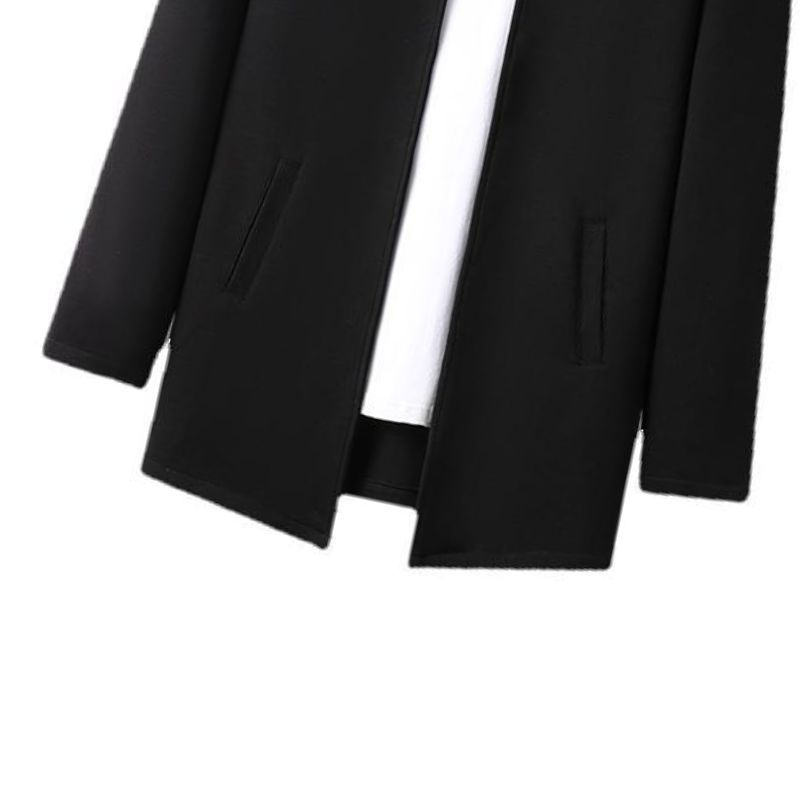 JACKETW  Men Casual Stand-up Collar Zippered Hooded Jacket-ZH130