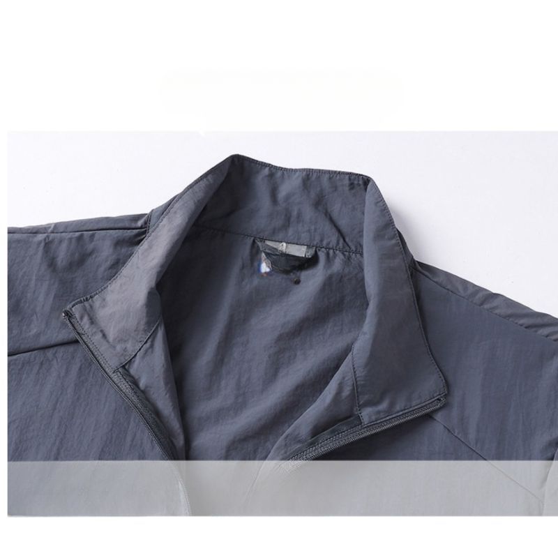 JACKETW Men's Quick Dry Lightweight Sun Protection Ultra Light Hooded Outwear Jacket-CAL10036-Jacketw