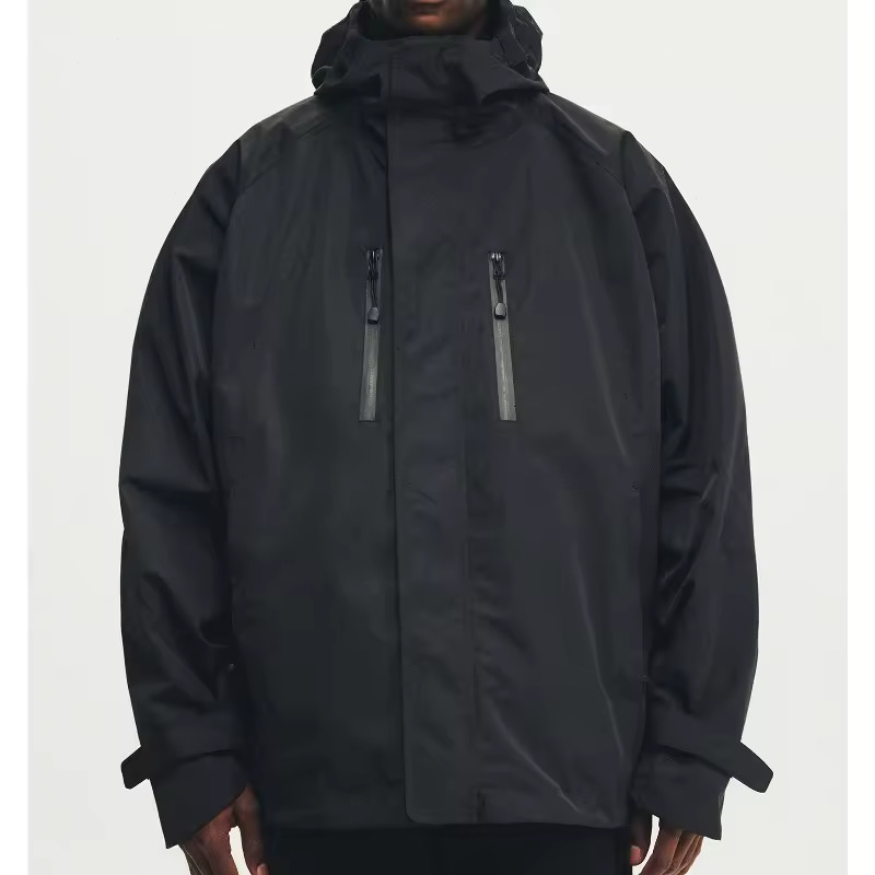 JACKETW Men's Casual Outdoor Windbreaker Jacket Full Zipper with Long Sleeve- L0P6