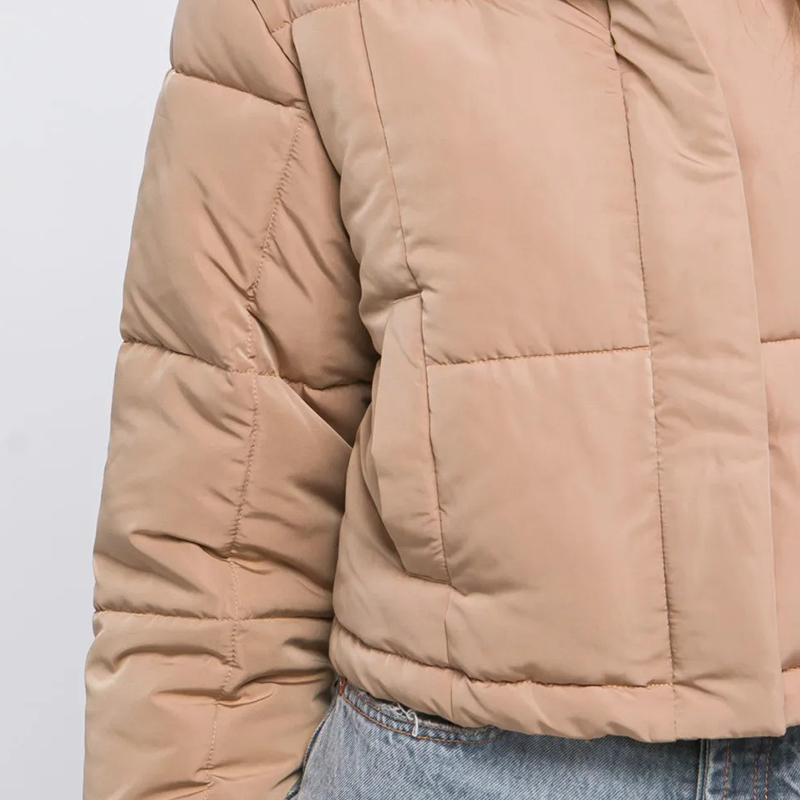 JACKETW Women's Corduroy Stand Collar Jacket-LT-W-6850