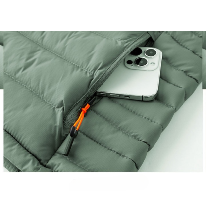 JACKETW Men's Lightweight Full Zip Puffer Down Jacket-V-22916#