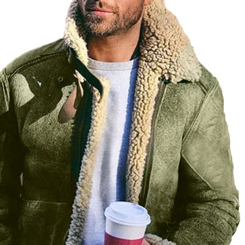 JACKETW Men's Genuine Leather Jacket-CAL10019