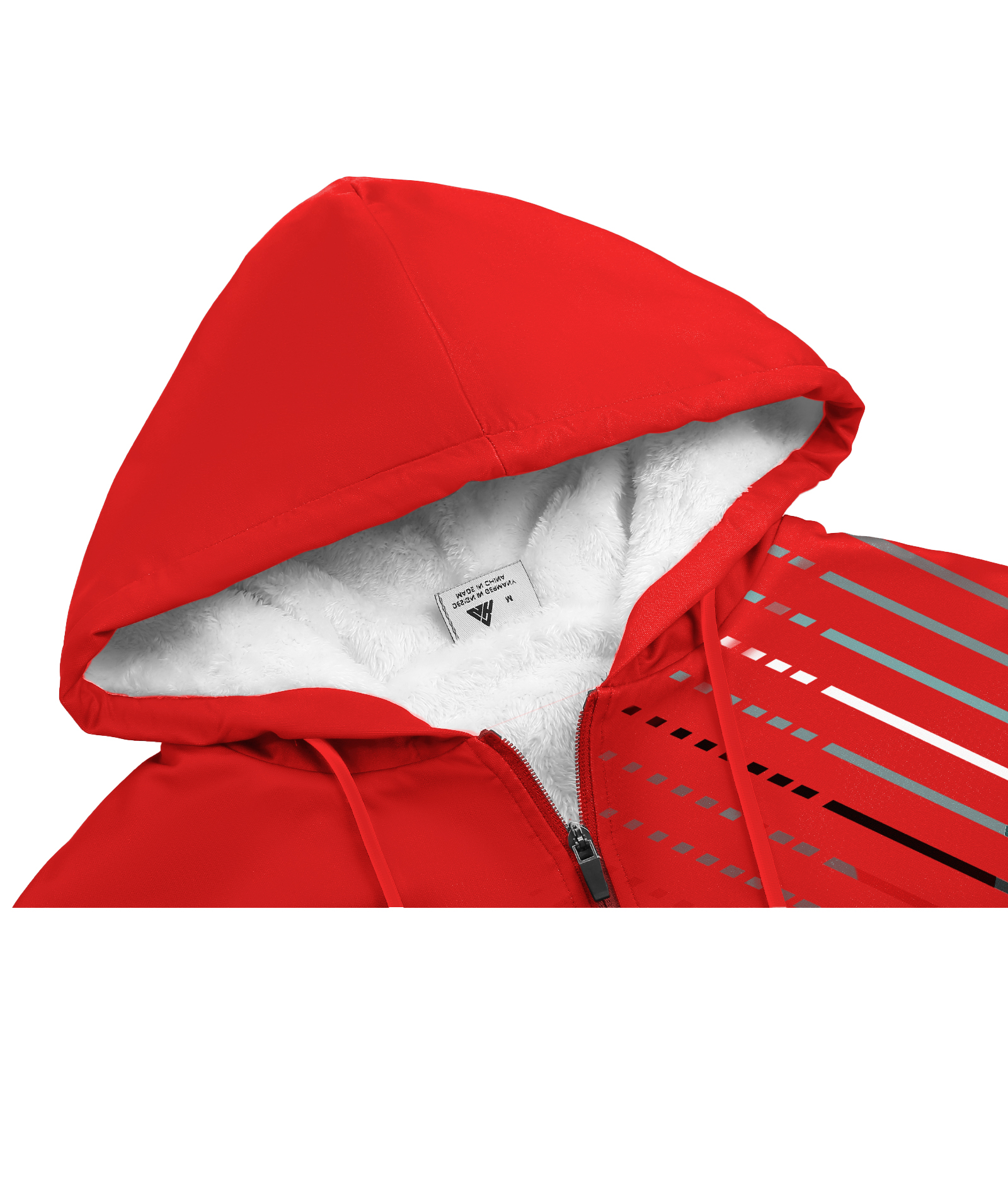 Men's Long Sleeve Printed Casual Fleece Hoodie-CFMWY00053