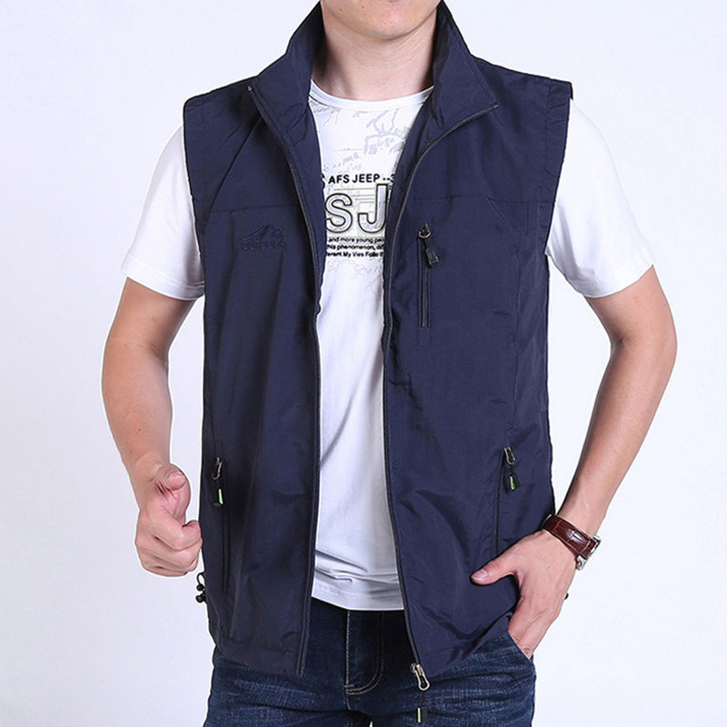 JACKETW Men's Sleeveless Vest Jacket-CAL10021