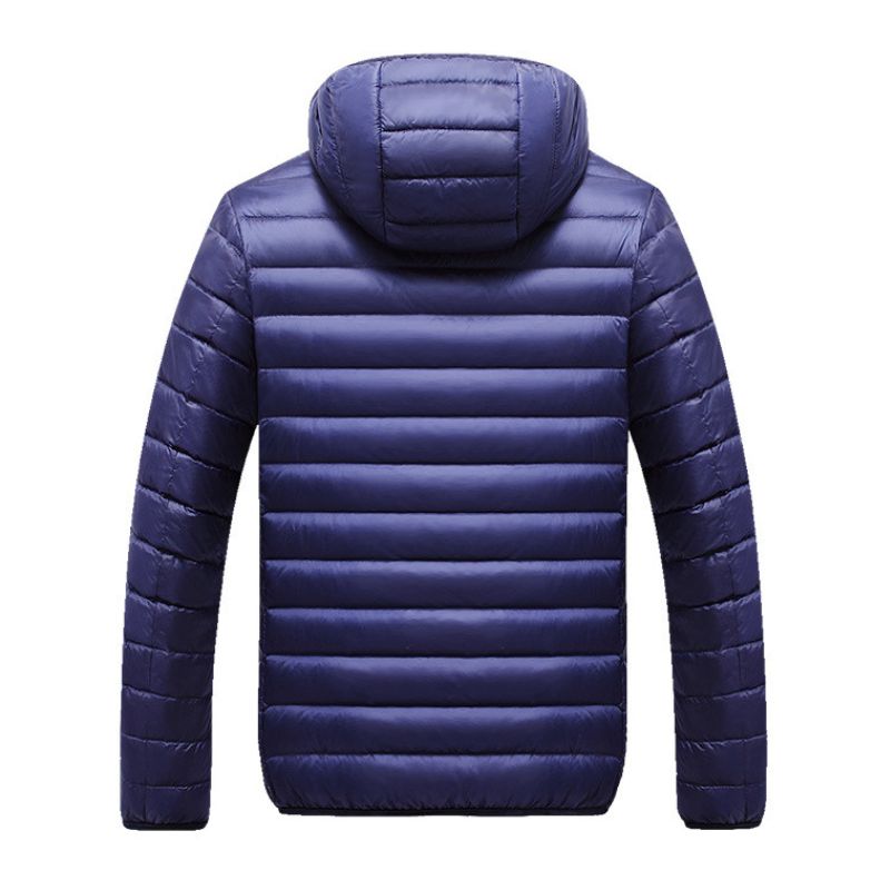 JACKETW Men's Winter Slim Fit  Hood Casual Slim Down Jacket -ZH126