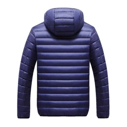 JACKETW Men's Winter Slim Fit  Hood Casual Slim Down Jacket -ZH126