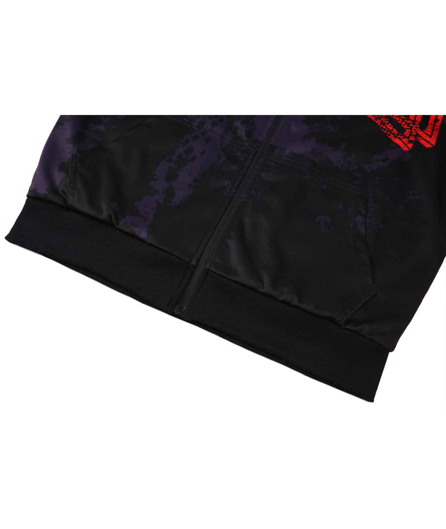 Men's Long Sleeve Full Zipper Print Fleece Hoodie-CFMWY00037