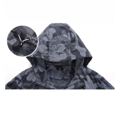 JACKETW Men's Lightweight Nylon Windbreaker Zipper Active Jacket-ZH103