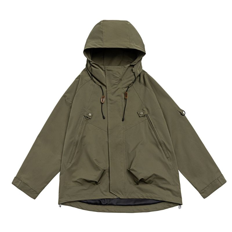 JACKETW Women'sDninmim Windbreaker Solid Zipper Loose Jackets For Men 