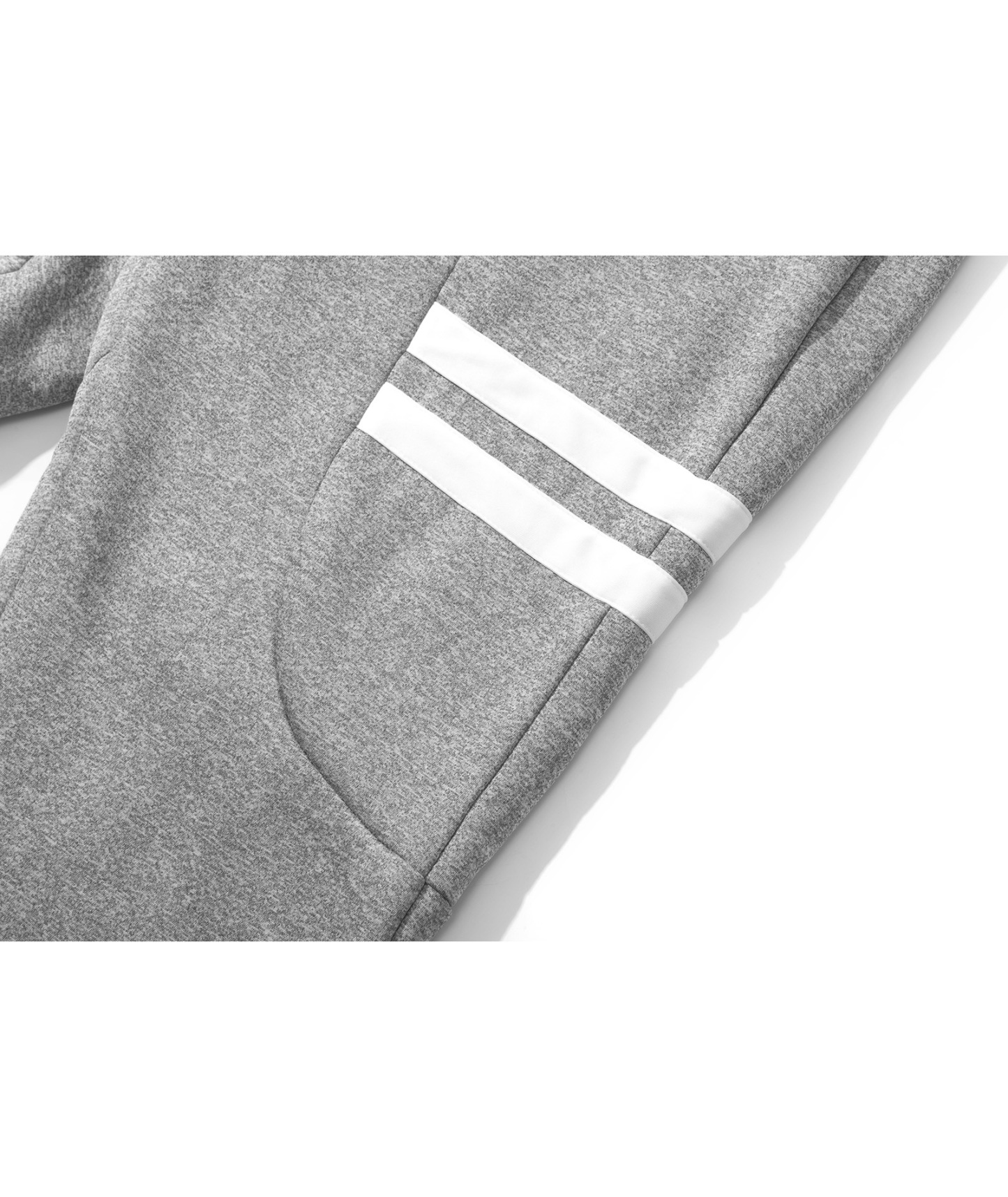 Men's Stylish Solid Color Fleece Sweatpant-CUMFS02523