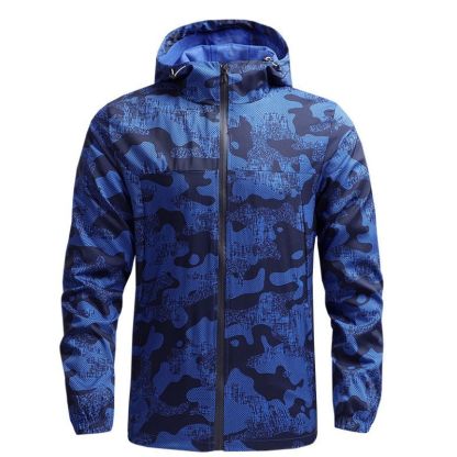 JACKETW Men's Lightweight Nylon Windbreaker Zipper Active Jacket-ZH103