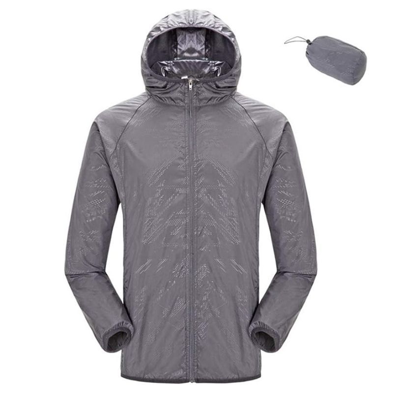 JACKETW Unisex Quick Dry UV Protect Waterproof Windbreaker Sports Jacket -ZH139 