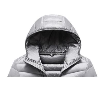 JACKETW Men's Winter Slim Fit  Hood Casual Slim Down Jacket -ZH126