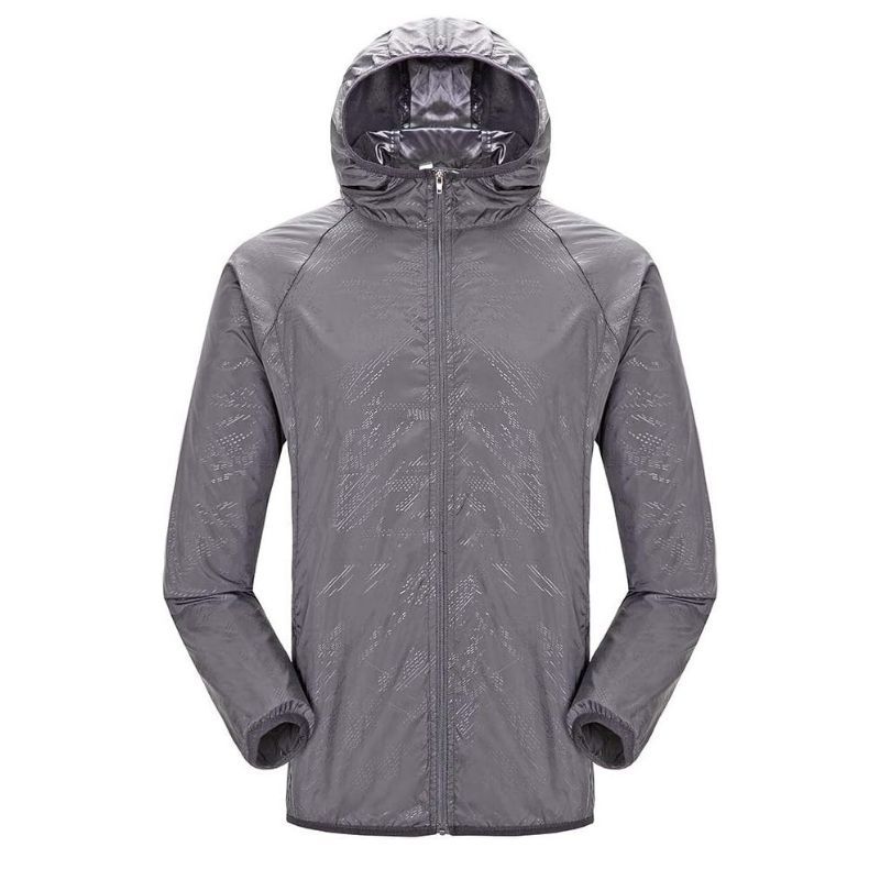 JACKETW Unisex Quick Dry UV Protect Waterproof Windbreaker Sports Jacket -ZH139 