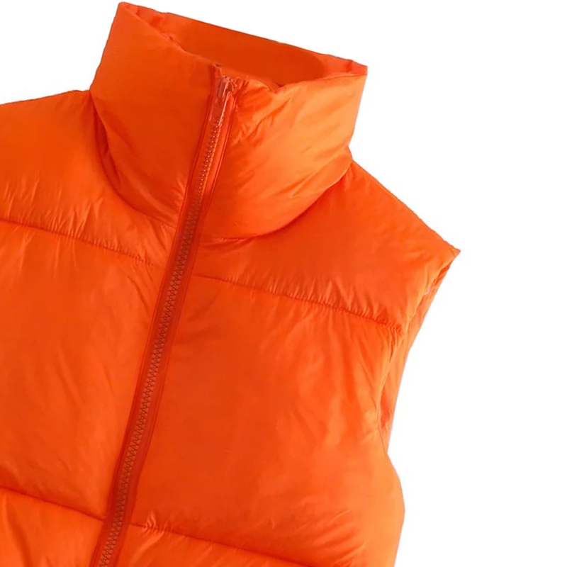 JACKETW Women's Stand collar Sleeveless Jacket-CN-0012