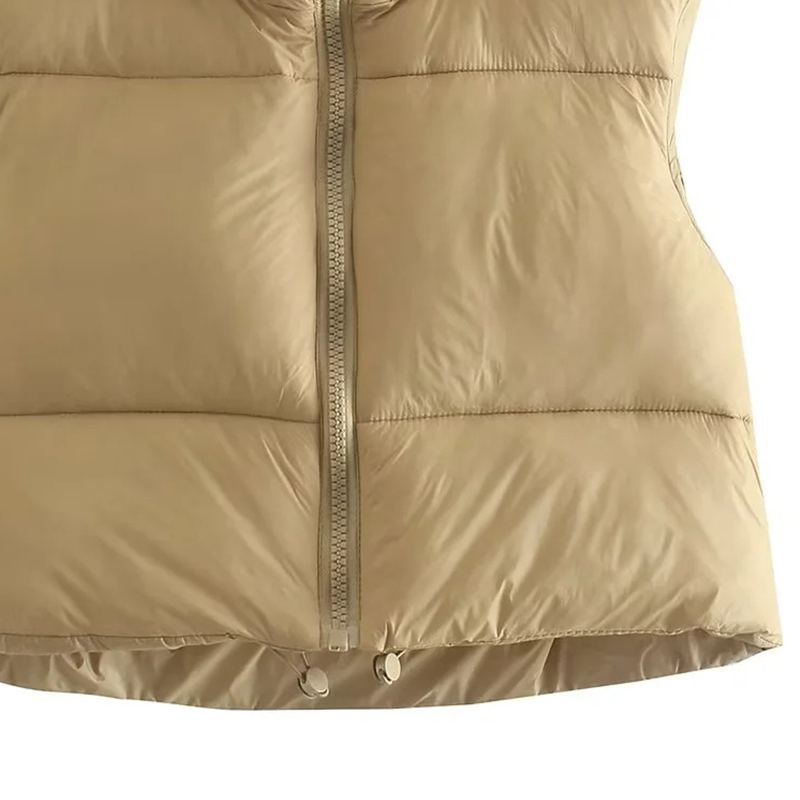 JACKETW Women's Stand collar Sleeveless Jacket-CN-0012