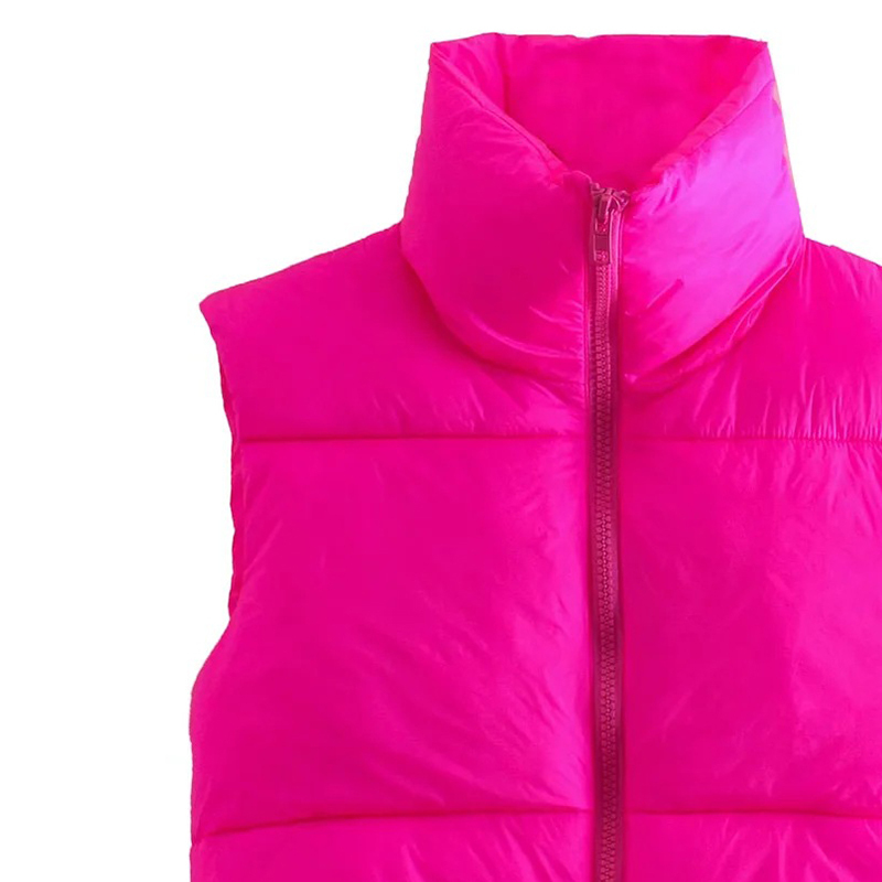 JACKETW Women's Stand collar Sleeveless Jacket-CN-0012