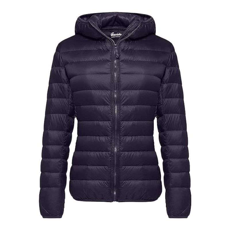 JACKETW Women's Full Zip Lightweight Winter Down Jacket-DJ19005