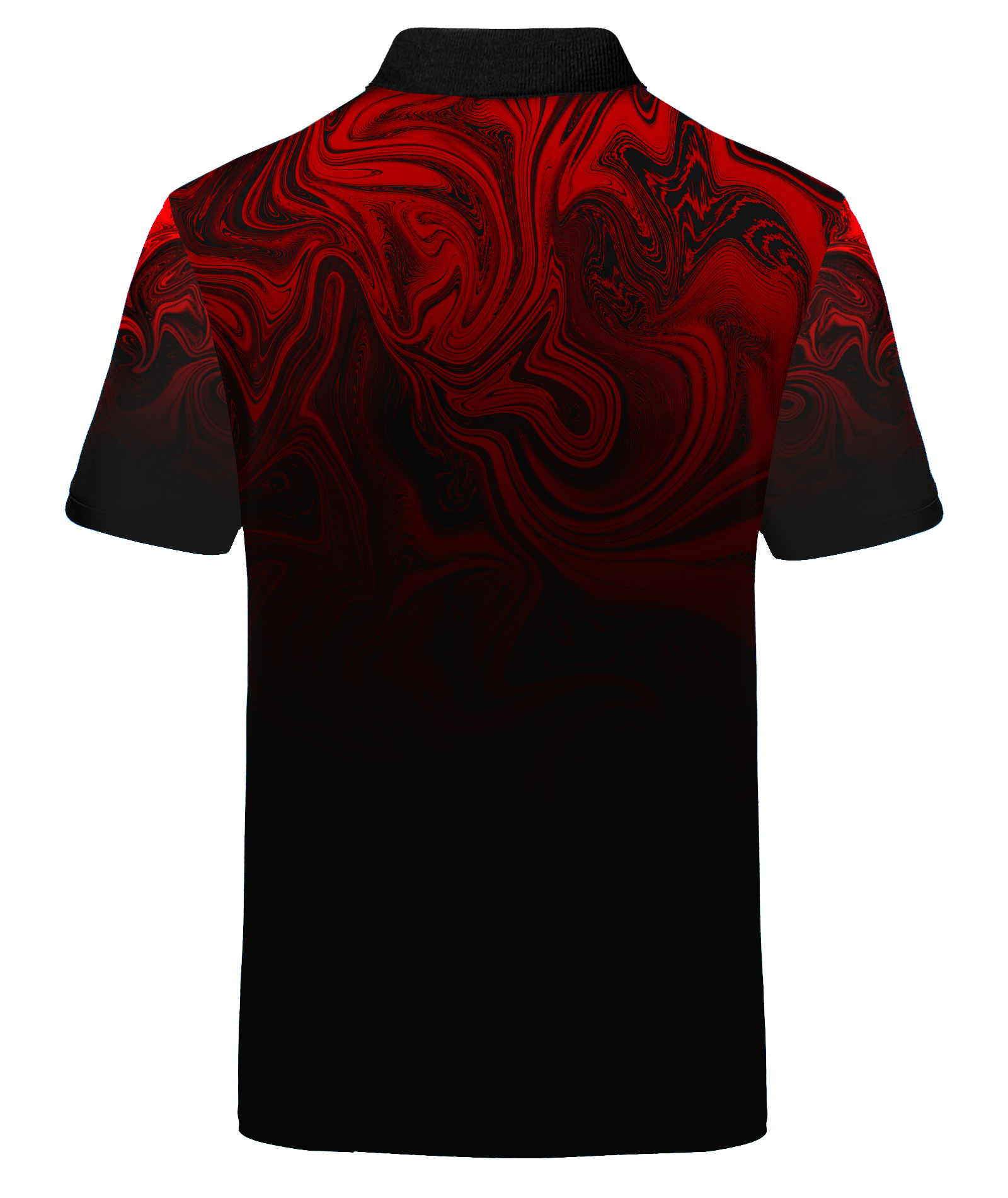 Men's Button Up Printed Dri Fit Polo Shirt-GFMPO00040