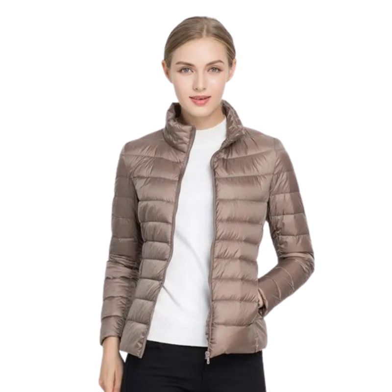 JACKETW Women Winter Puffer Jacket Portable Windproof Coat -CN-007