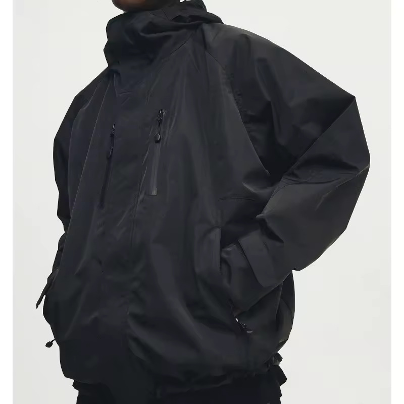 JACKETW Men's Casual Outdoor Windbreaker Jacket Full Zipper with Long Sleeve- L0P6