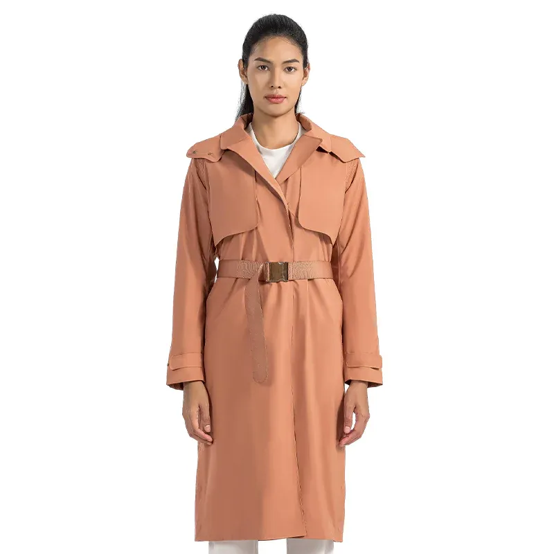 JACKETW Women UV Protection Waterproof Windproof Vitality Trench Coat DWA014