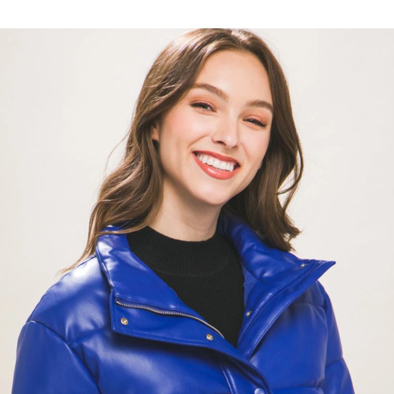 JACKETW Women's Short PU Jacket  LT-W-6107