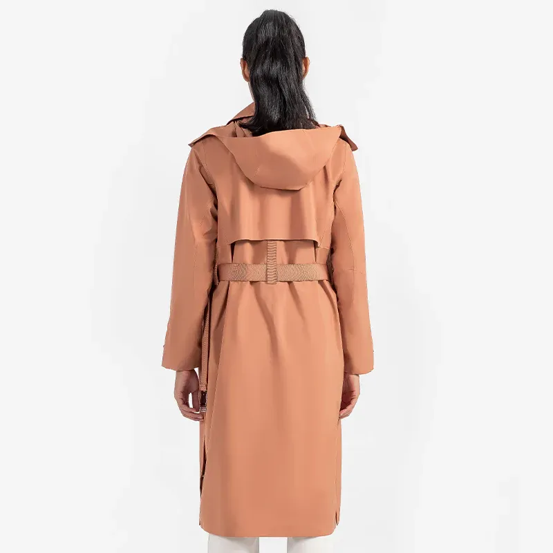 JACKETW Women UV Protection Waterproof Windproof Vitality Trench Coat DWA014