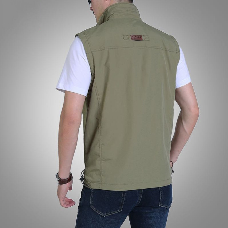 JACKETW Men's Sleeveless Vest Jacket-CAL10021