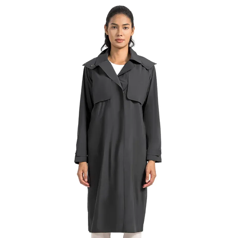 JACKETW Women UV Protection Waterproof Windproof Vitality Trench Coat DWA014