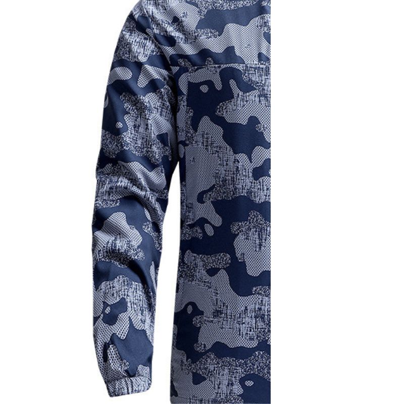 JACKETW Men's Lightweight Nylon Windbreaker Zipper Active Jacket-ZH103